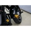 2014以降 ツーリング、2018以降 ソフテイル 純正クラッシュバー用 アルミスライダー (ゴールド)2