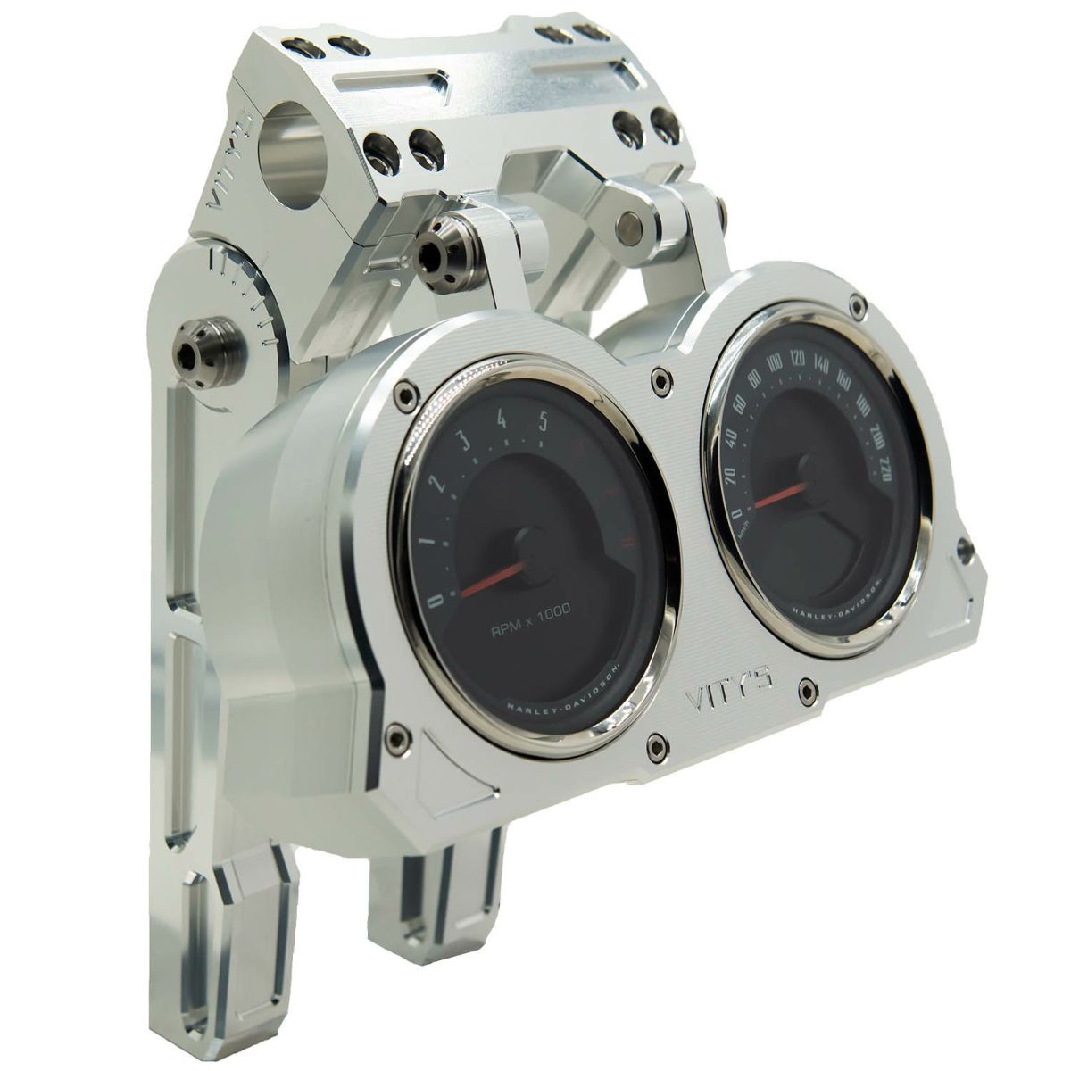 2018～2021 FXLRS アジャスタブル ダブルゲージハウジング シルバー Vitys Design （ビティーズデザイン） 2