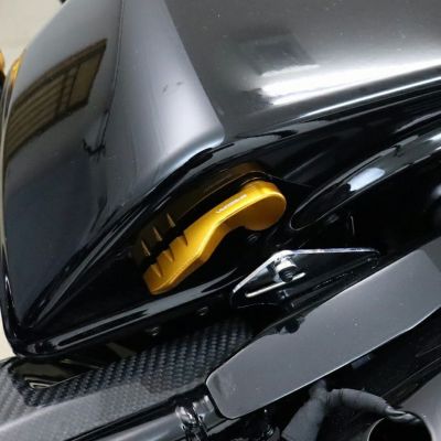 2014以降 ツーリング サドルバッグ ラッチレバー (ゴールド) スピードラ