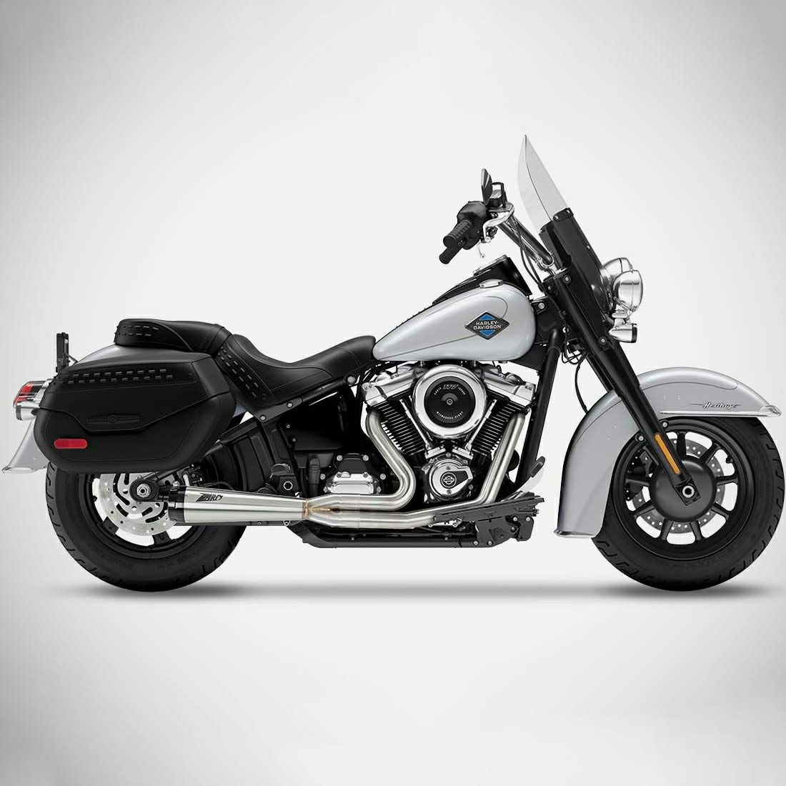 2025以降 ローライダーS/ST、ストリートボブ、ヘリテイジクラシック レーシング・フルエキゾーストマフラー (ステンレス)4