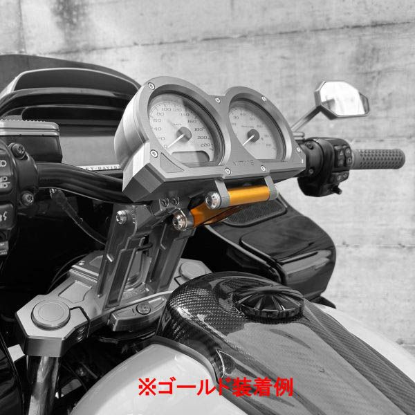 アジャスタブル ゲージ用 エクステンションブラケット シルバー Vitys Design （ビティーズデザイン） 3