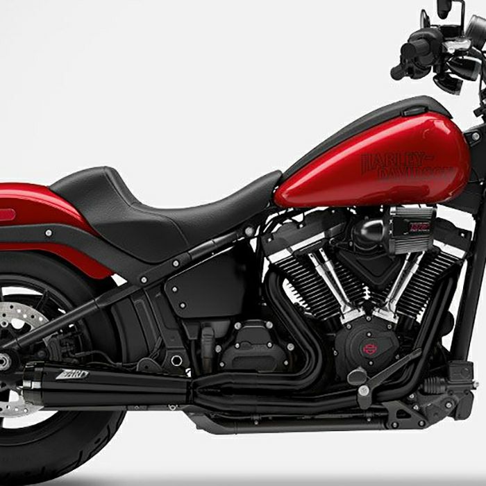 2025以降 ローライダーS/ST、ストリートボブ、ヘリテイジクラシック レーシング・フルエキゾーストマフラー (ブラック)