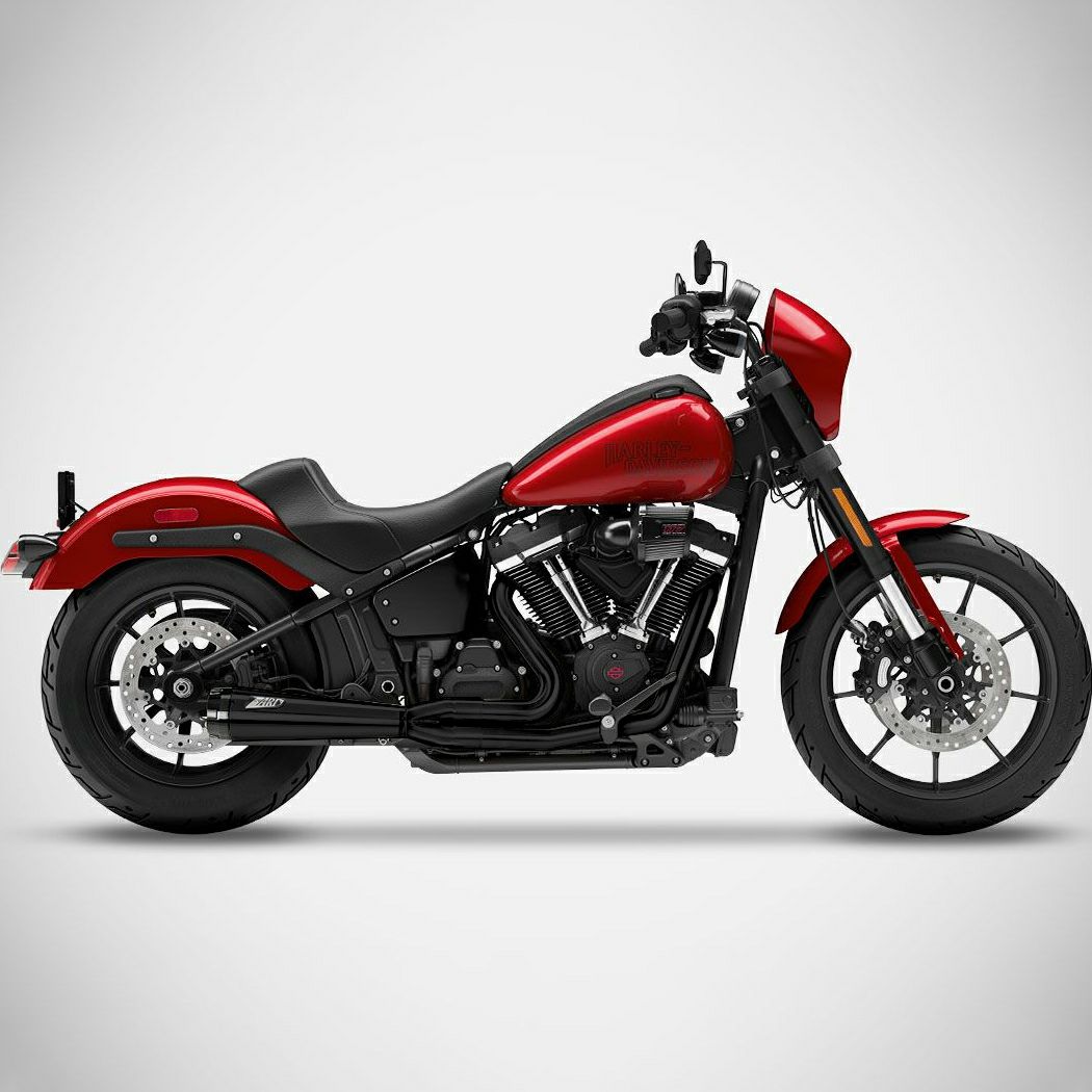 2025以降 ローライダーS/ST、ストリートボブ、ヘリテイジクラシック レーシング・フルエキゾーストマフラー (ブラック)4