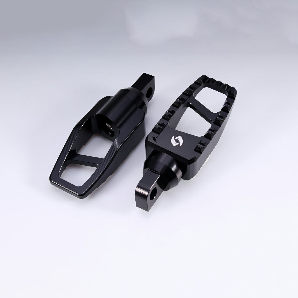 スポーツスター、ダイナ、ツーリング、ソフテイル アルミ削り出し フットペグ (ブラック)3