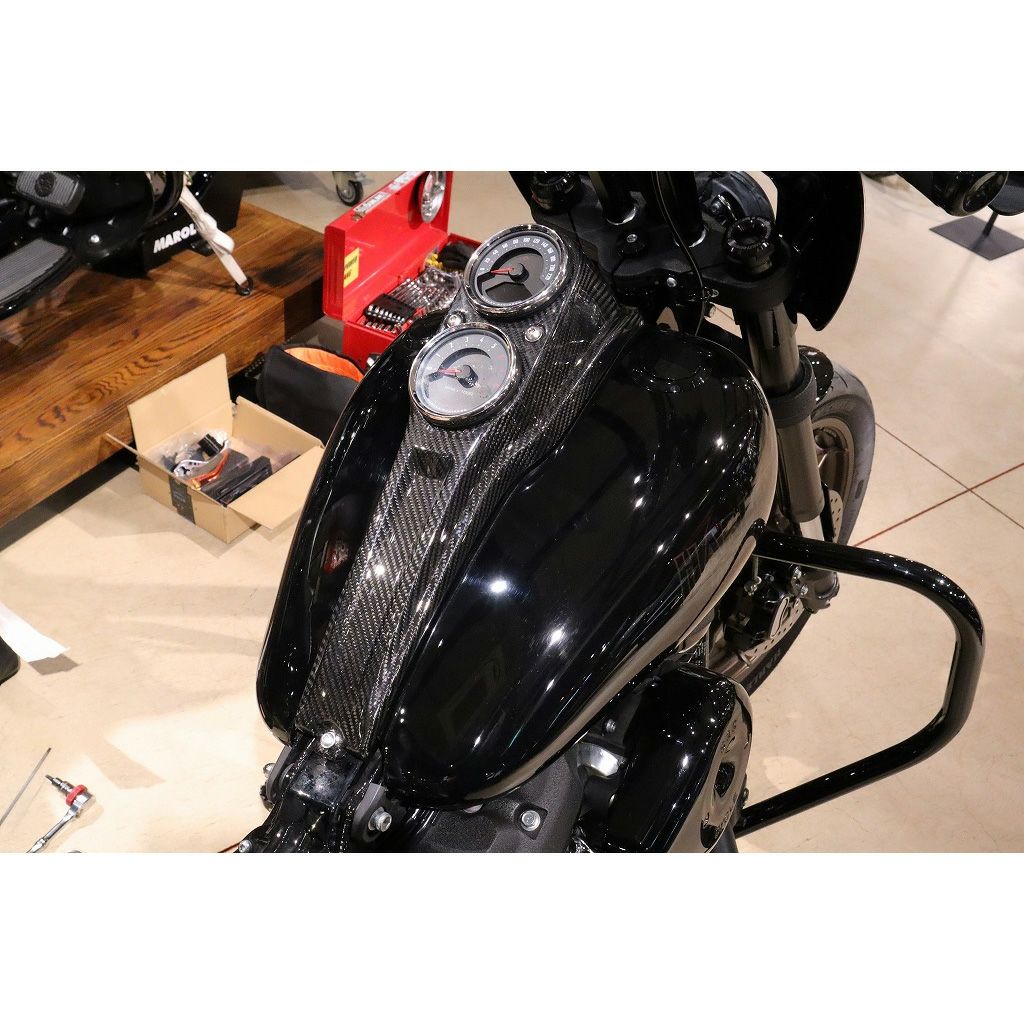 2018～2021 ローライダー/S ドライカーボン メーターコンソール (綾織り/艶有り)4