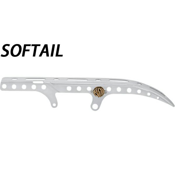 ローランドサンズ・デザイン(RSD)トラッカー・ベルトガード　クローム　スポーツスター、ダイナ、ソフテイル-03