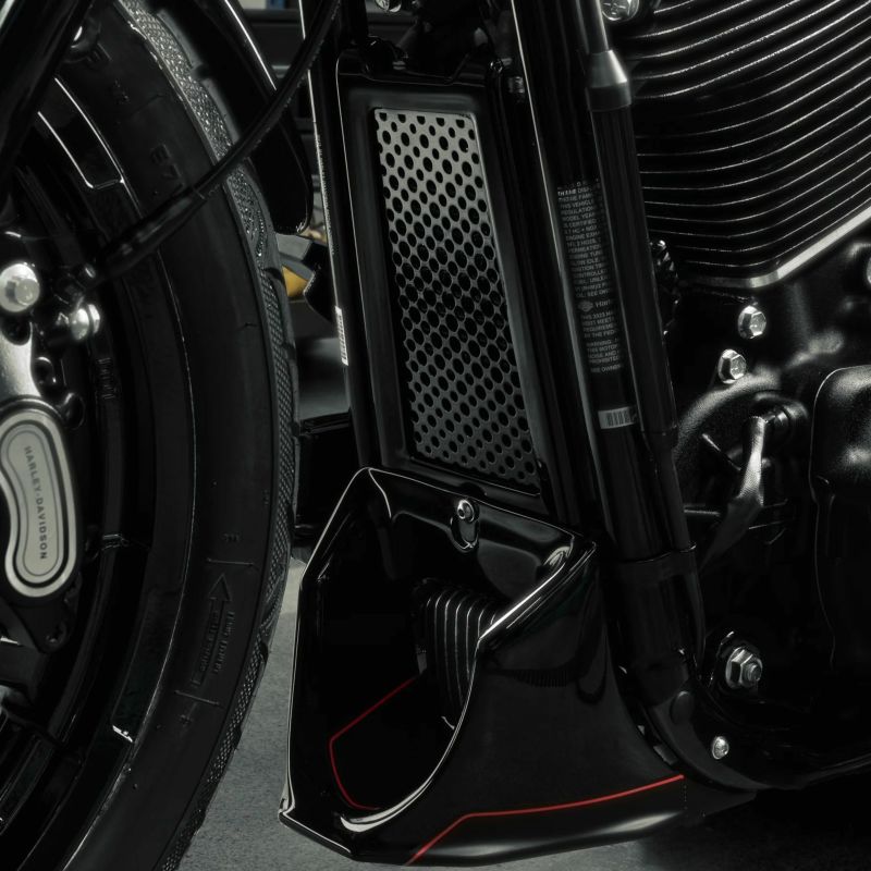 M8 ソフテイル ホットロッド オイルクーラーガード