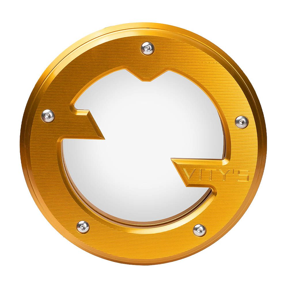 ツインカム用 MASSIVE ダービーカバー ゴールド Vitys Design （ビティーズデザイン） 3