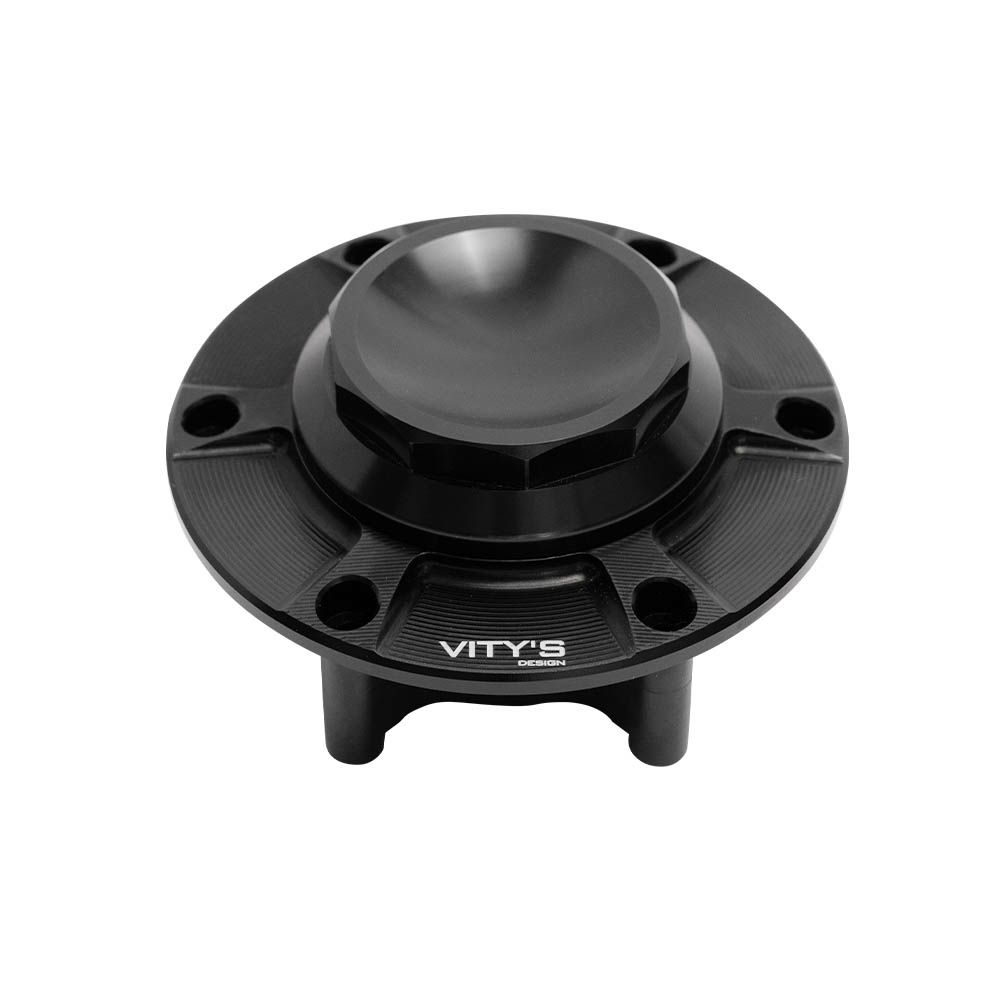 2025以降 ツーリング Decagon ガスキャップ アッセンプリーキット ブラック Vitys Design （ビティーズデザイン）