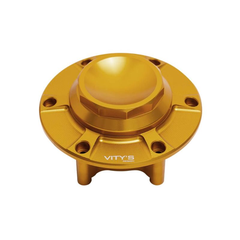 2025以降 ツーリング Decagon ガスキャップ アッセンプリーキット ゴールド Vitys Design （ビティーズデザイン）