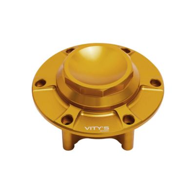 2025以降 ツーリング Decagon ガスキャップ アッセンプリーキット ゴールド Vitys Design （ビティーズデザイン）