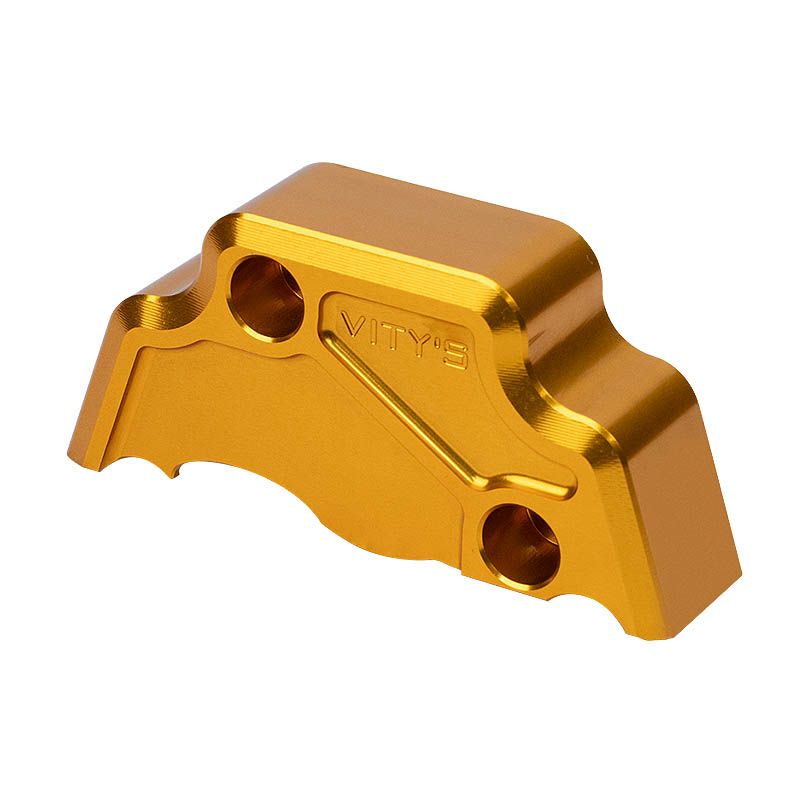 2025以降 ツーリング、ソフテイル ギアセンサーカバー ゴールド Vitys Design （ビティーズデザイン）