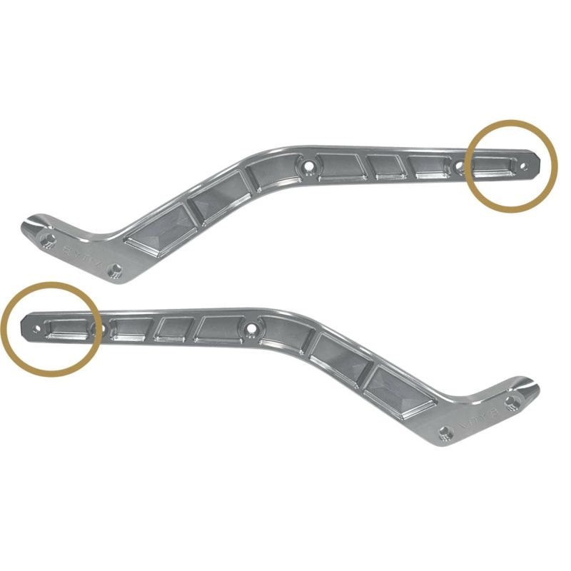 M8ローライダー/S/ST リアフェンダー マウント ストラット シルバー