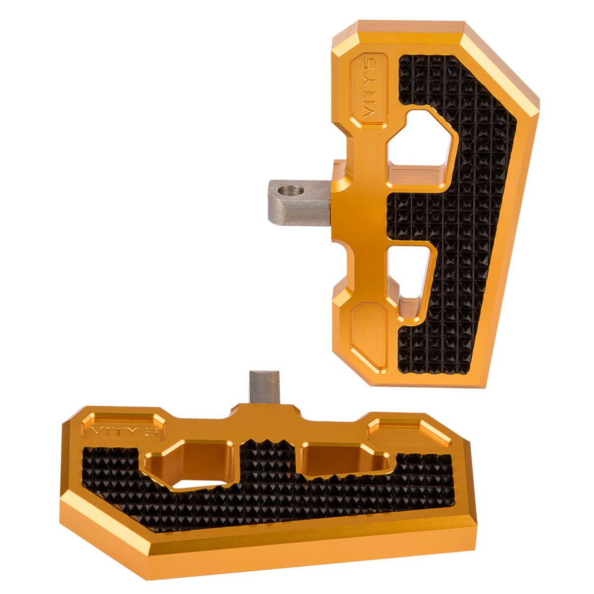 M8 ソフテイル Racing ライダー ミニフットボード ゴールド Vitys Design （ビティーズデザイン）