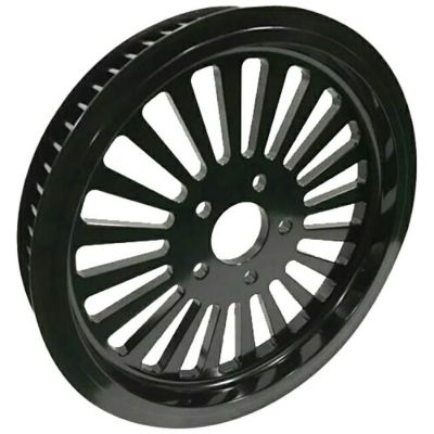 2007～2017 ダイナ、2016以降 ソフテイル フルスポーク・プーリー 66T x 1 (ブラック)