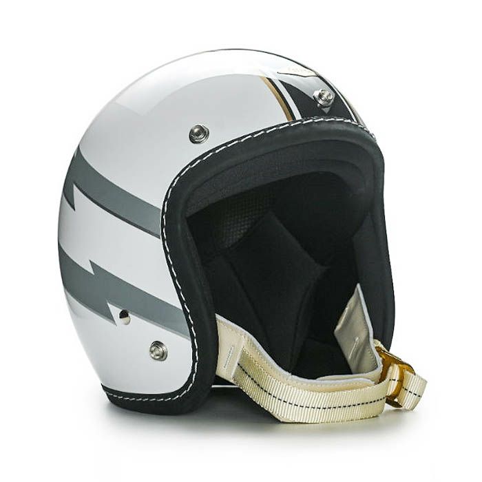 500TXシリーズ 1TAKE カスタム ジェットヘルメット グロスホワイト/ブラック feture 2