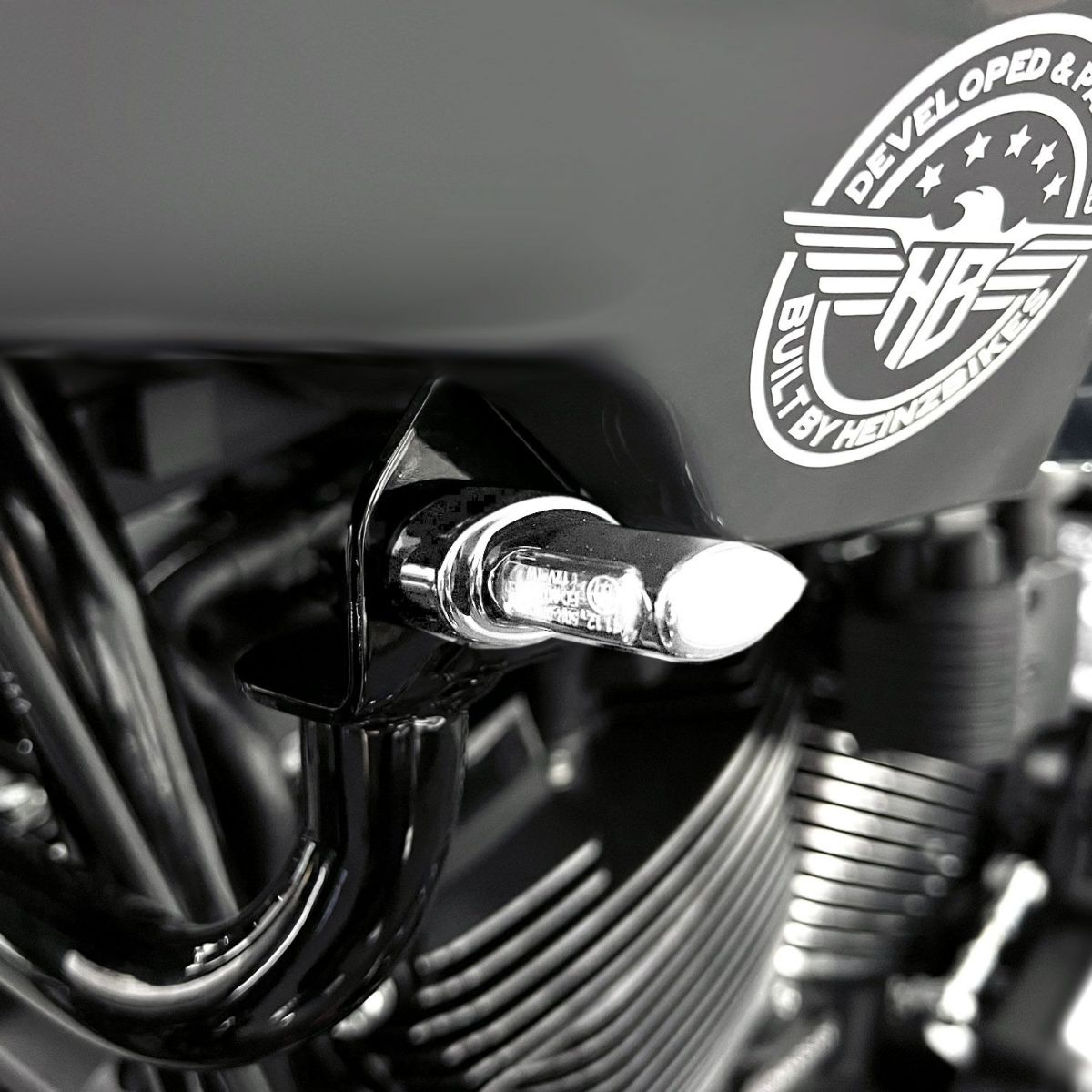  ローライダーST マイクロ・フロントウィンカー (クローム)