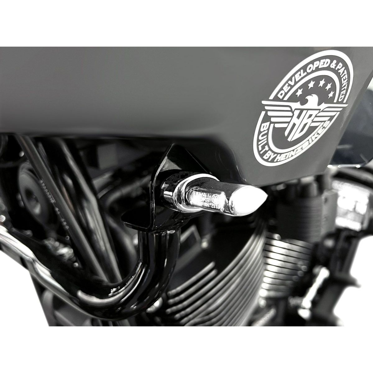  ローライダーST マイクロ・フロントウィンカー (クローム)1