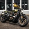 スポーツスターS、ナイトスター ナノ・フロントウィンカー (ブラック)4