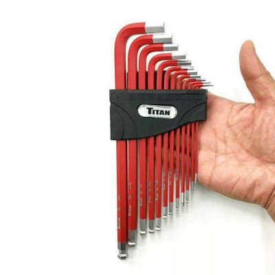 Titan ヘックスレンチ(インチ)13個　SET