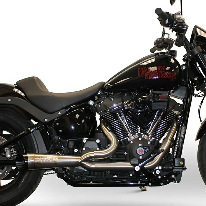 2025以降 ソフテイル ショーティー・ターンアウト 2-1 フルエキゾーストマフラー (ステンレス)