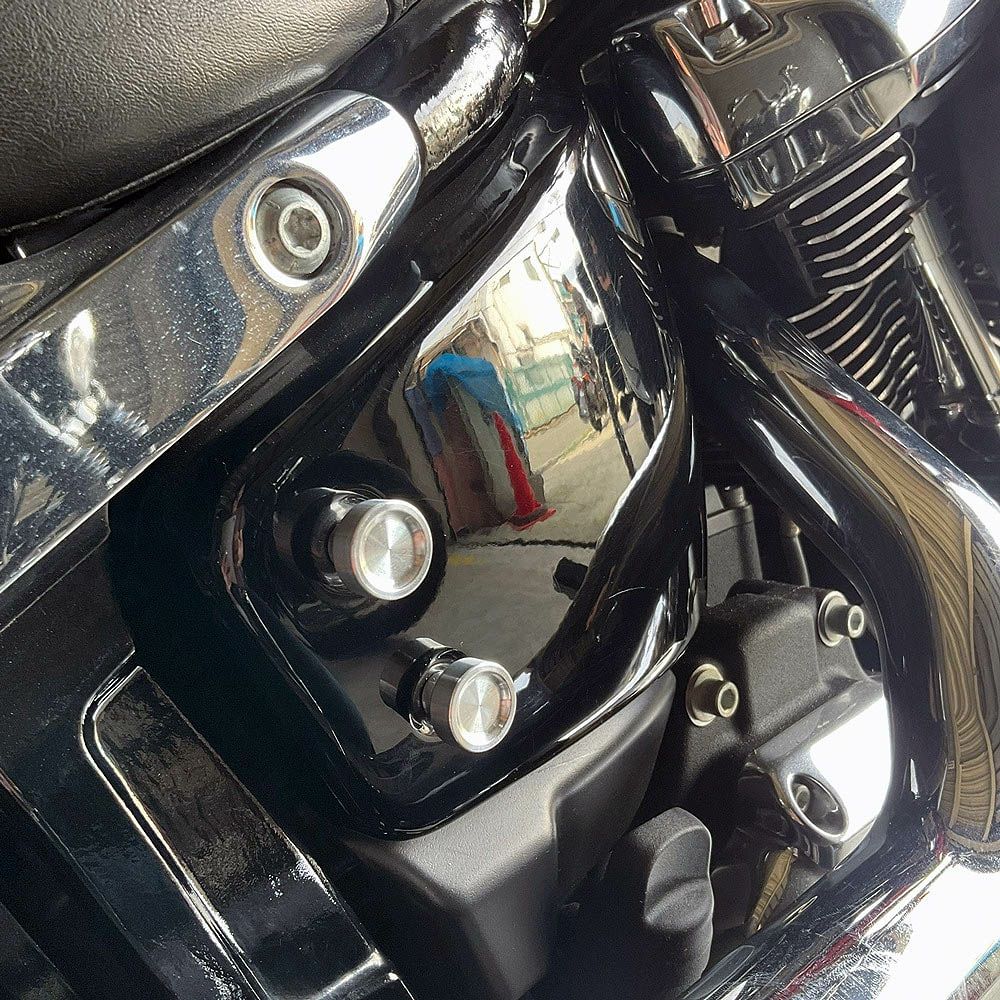 寺田モータース M8ソフテイル サイドカバースクリュー シルバー