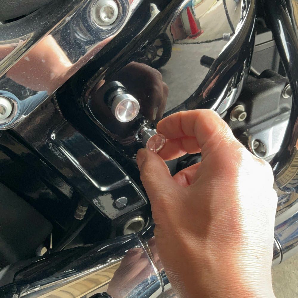 寺田モータース M8ソフテイル サイドカバースクリュー シルバー 2