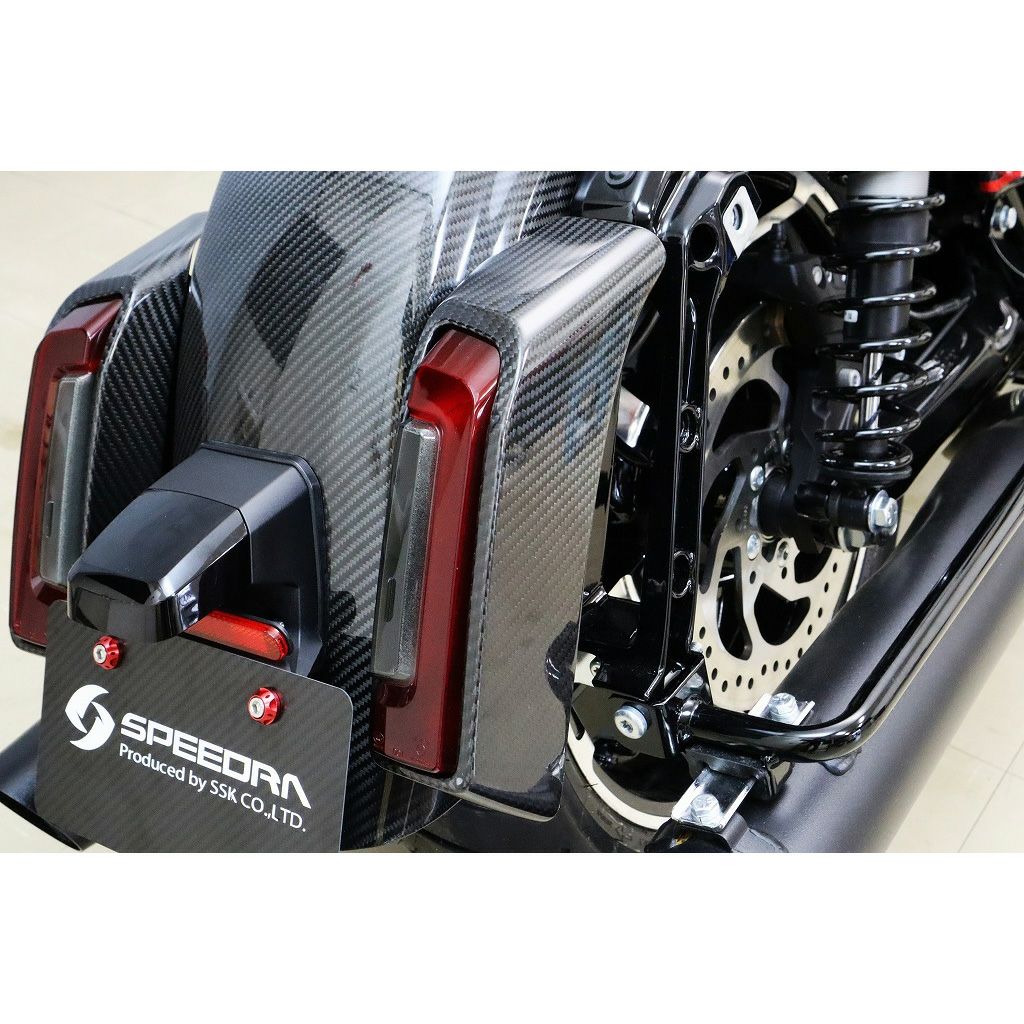 2024以降 ツーリング ドライカーボン・テールライトカバー(フォージド/艶有り)1