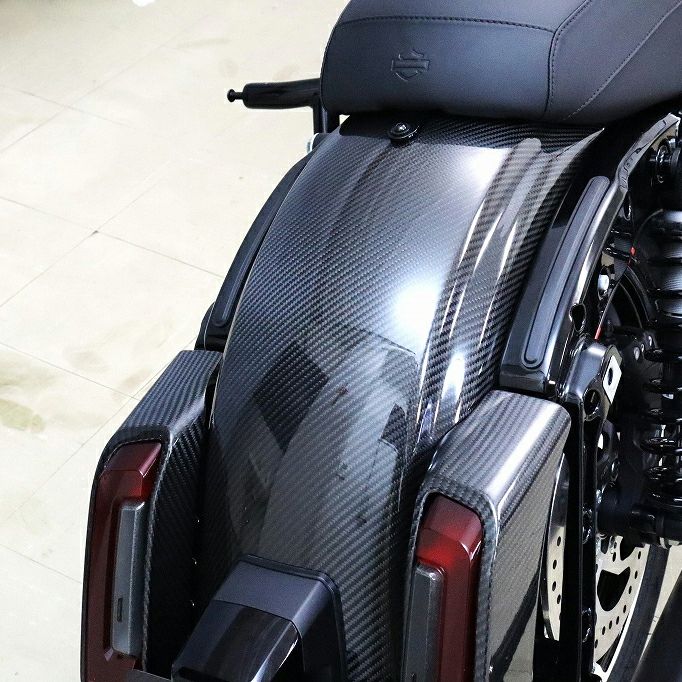 2024以降 ツーリング ドライカーボン・リアフェンダー (フォージド/艶消し)