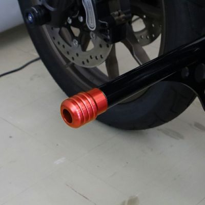 BUNGKINGエンジンガード用 アルミスライダー (オレンジ) SPEEDRA