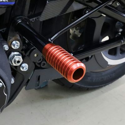 M8 ソフテイル BUNGKING(バンキン) リアクラッシュバー用 アルミスライダー (オレンジ) SPEEDRA