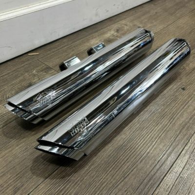 ツインカム ソフテイル Twin Slash スリップオン クローム VANCE&HINES