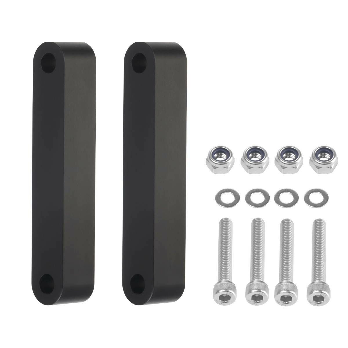 2024以降 ツーリング Fusion フロントフェンダーアダプター ブラック HOGWORKZ（ホグワークズ）