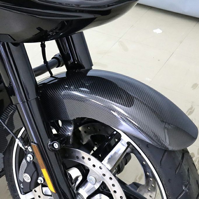 2024以降 ツーリング ドライカーボン・フロントフェンダー (綾織り/艶有り)