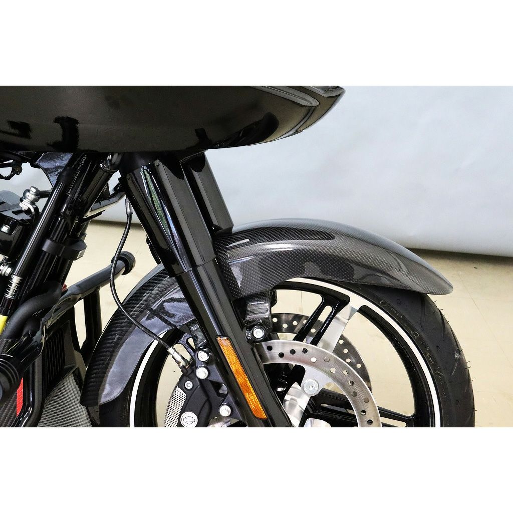 2024以降 ツーリング ドライカーボン・フロントフェンダー (綾織り/艶消し)4