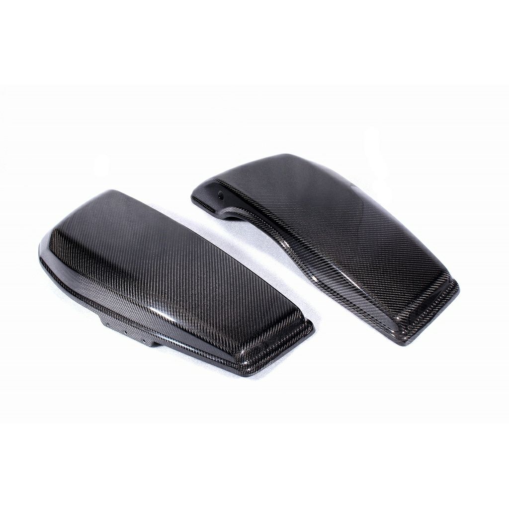 2024以降 ツーリング ドライカーボン・サドルバッグリッド (綾織り/艶有り)1