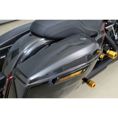 2024以降 ツーリング ドライカーボン・サドルバッグリッド (綾織り/艶消し) スピードラ