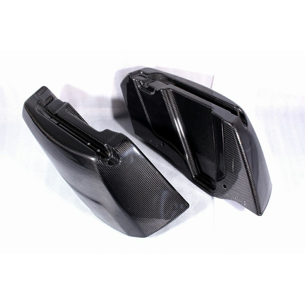 2024以降 ツーリング ドライカーボン・サドルバッグボトム (綾織り/艶有り)1