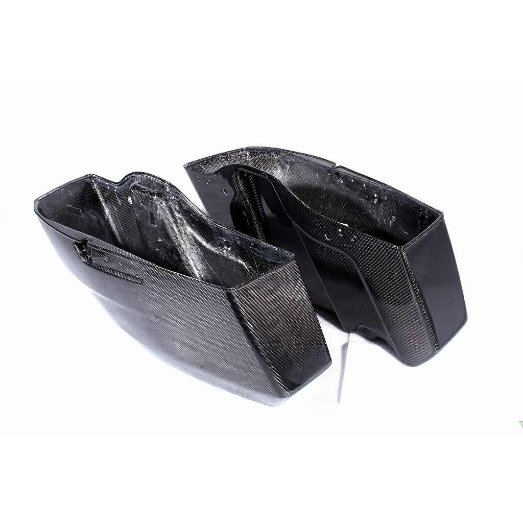  2024以降 ツーリング ドライカーボン・サドルバッグボトム (綾織り/艶消し)