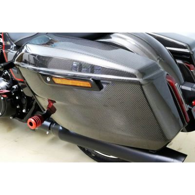 2024以降 ツーリング ドライカーボン・サドルバッグボトム (綾織り/艶消し) スピードラ