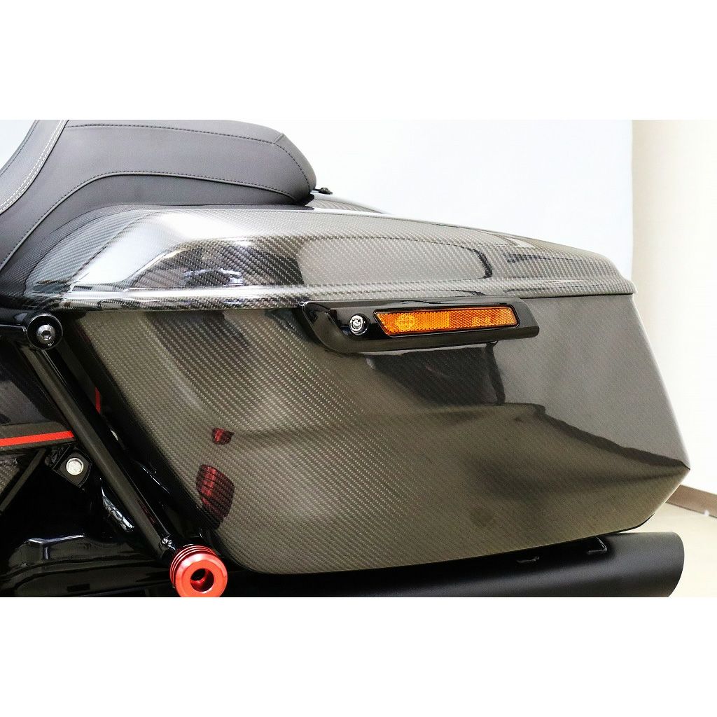  2024以降 ツーリング ドライカーボン・サドルバッグボトム (綾織り/艶消し)3
