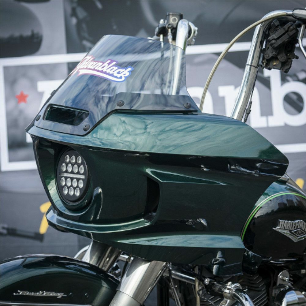  STスタイルフェアリング ビビッドブラック クリアシールド アドバンブラック3 