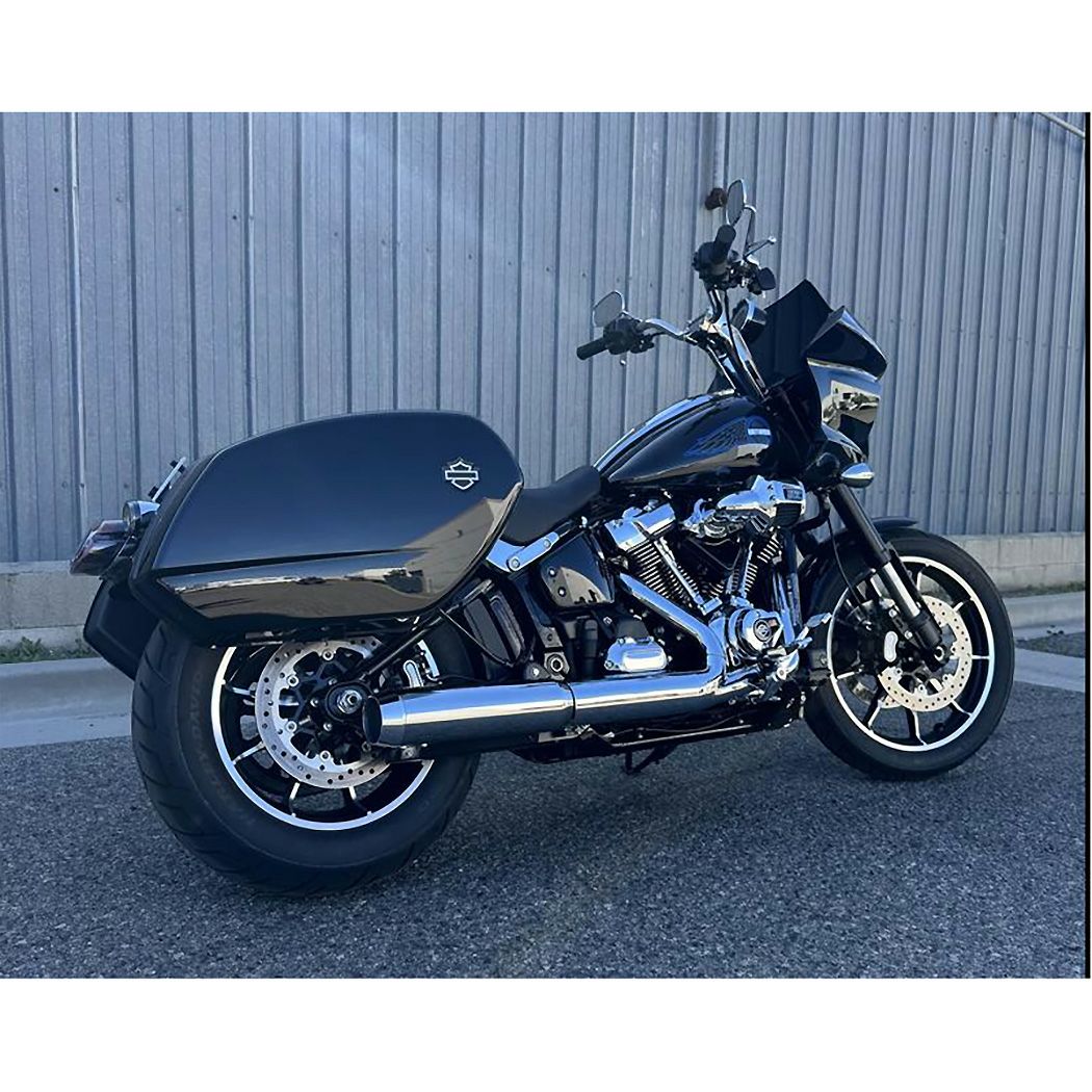 2025以降 ローライダーS/ST、ストリートボブ、ヘリテイジクラシック スリップオンマフラー (クローム)1