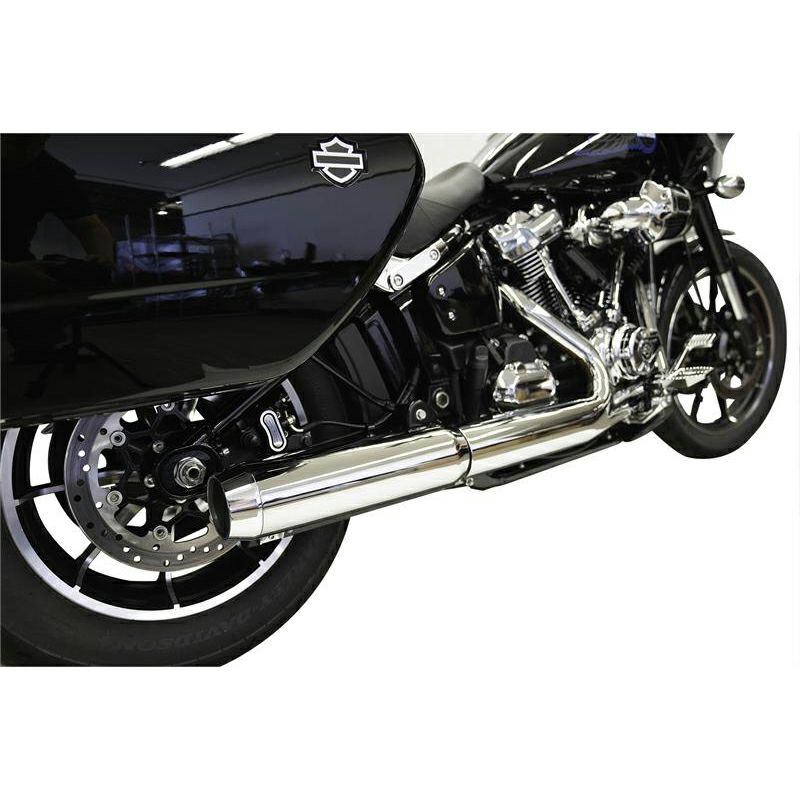 2025以降 ローライダーS/ST、ストリートボブ、ヘリテイジクラシック スリップオンマフラー (クローム)4