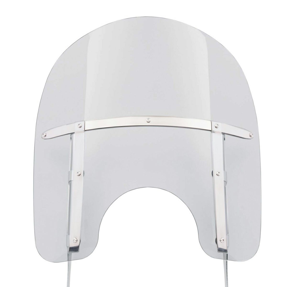 M8 ヘリテイジクラシック、デラックス 15インチ カーブ付ウィンドシールド (ライトグレー)1