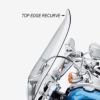 M8 ヘリテイジクラシック、デラックス 21インチ カーブ付ウィンドシールド (クリア)3