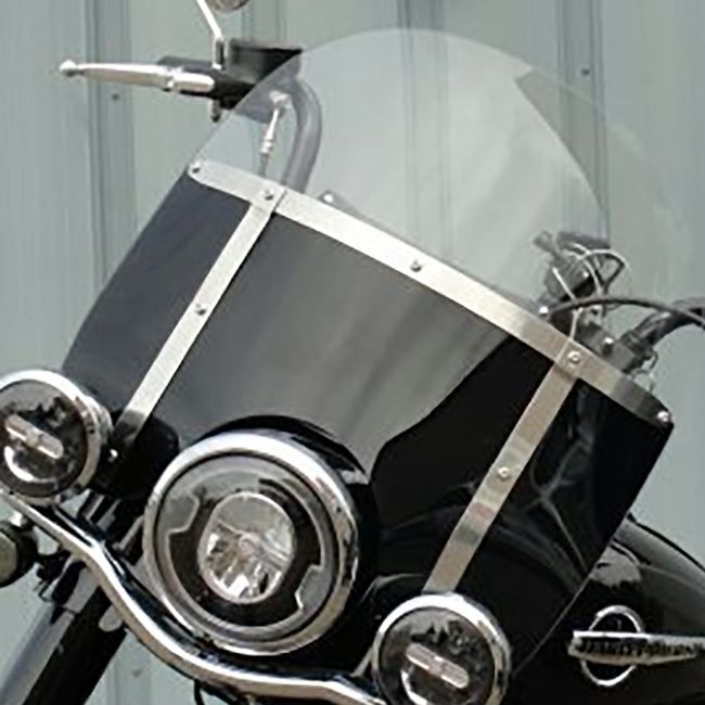 クリアビューシールド クルーザーウィンドシールド用 ロワー ブラックマスキング・オプション