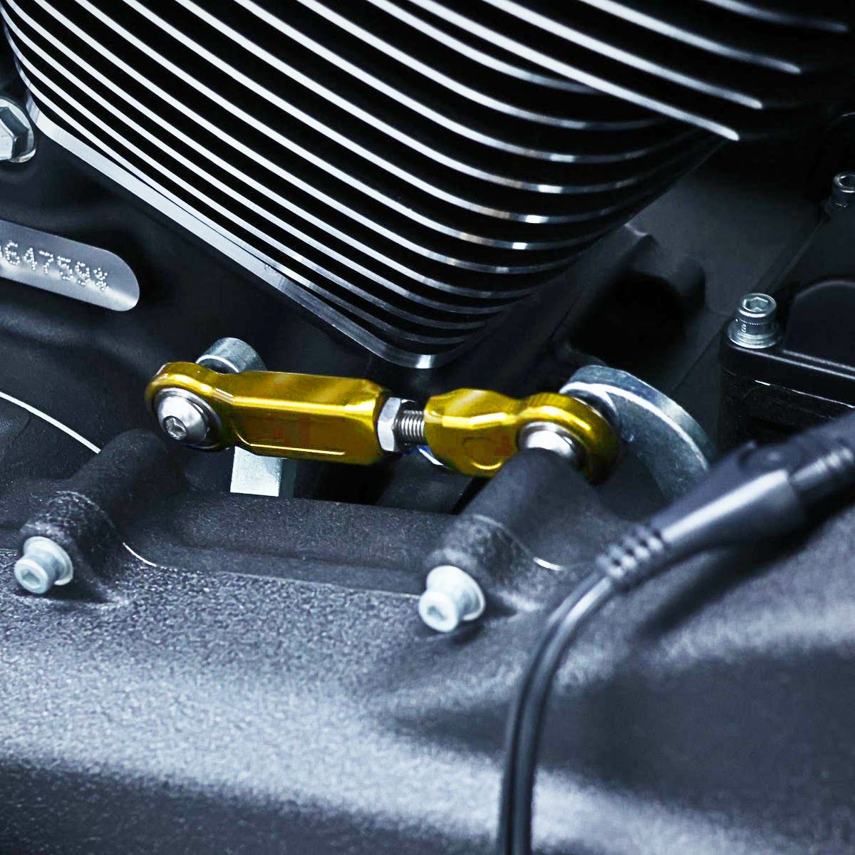 M8ソフテイル ミッドコントロール用 シフトリンケージ ゴールド OG（オリジナルガレージモト）