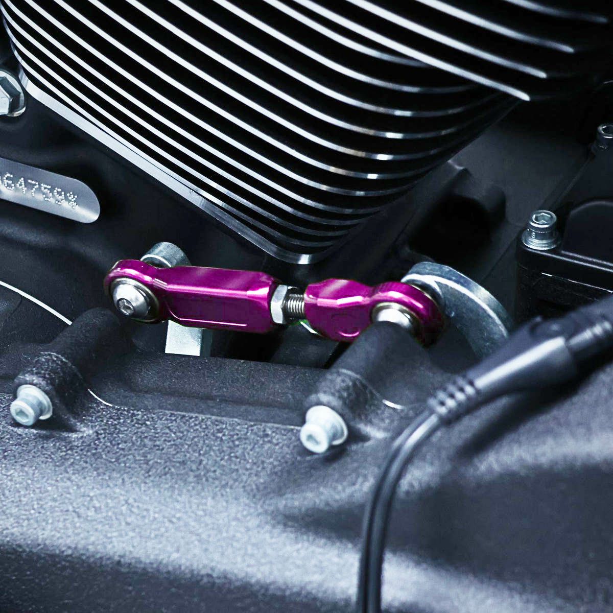 M8ソフテイル ミッドコントロール用 シフトリンケージ パープル OG（オリジナルガレージモト）