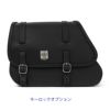 エンズクオイオ ミドルGYPSY レザーサドルバッグ (ブラック) M8ソフテイル7